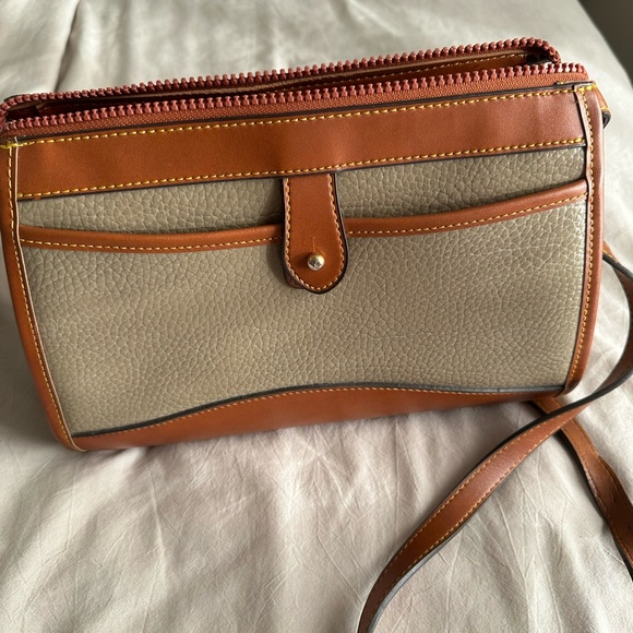 Dooney & Bourke Two-Tone Leather Crossbody Bag - Picture 9 of 10
